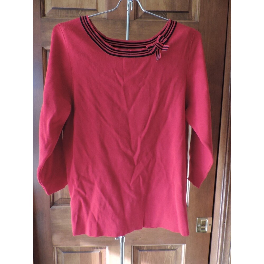 Worthington Sweater Women's Red Long Sleeve Plus Size 1x